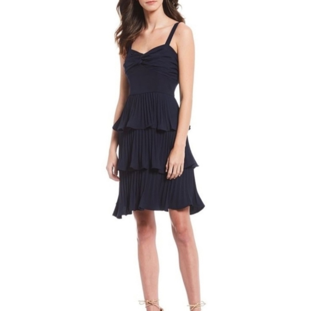 Gianni Bini Danica Tiered Ruffle Sweetheart Dress